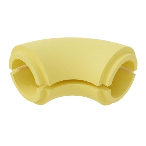 Отвод 90 градусов ППУ 159x40 мм без покрытия