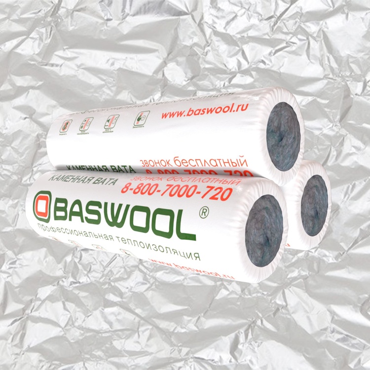 Мат прошивной BASWOOL МП-75 (МС) ГОСТ 21880-2011 2000х1200х80 мм
