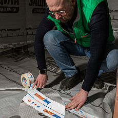 Кнауф Защита Лента бутилкаучуковая (25м*20мм)/кор.10 шт