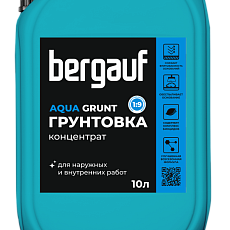 Bergauf Aqua Grunt U Грунтовка-концентрат для наруж. и внутр. работ (10л)/54 под