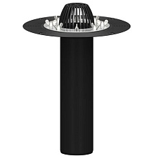 Воронка кровельная PLASTFOIL VORTEX D=110мм, длина 350-450мм